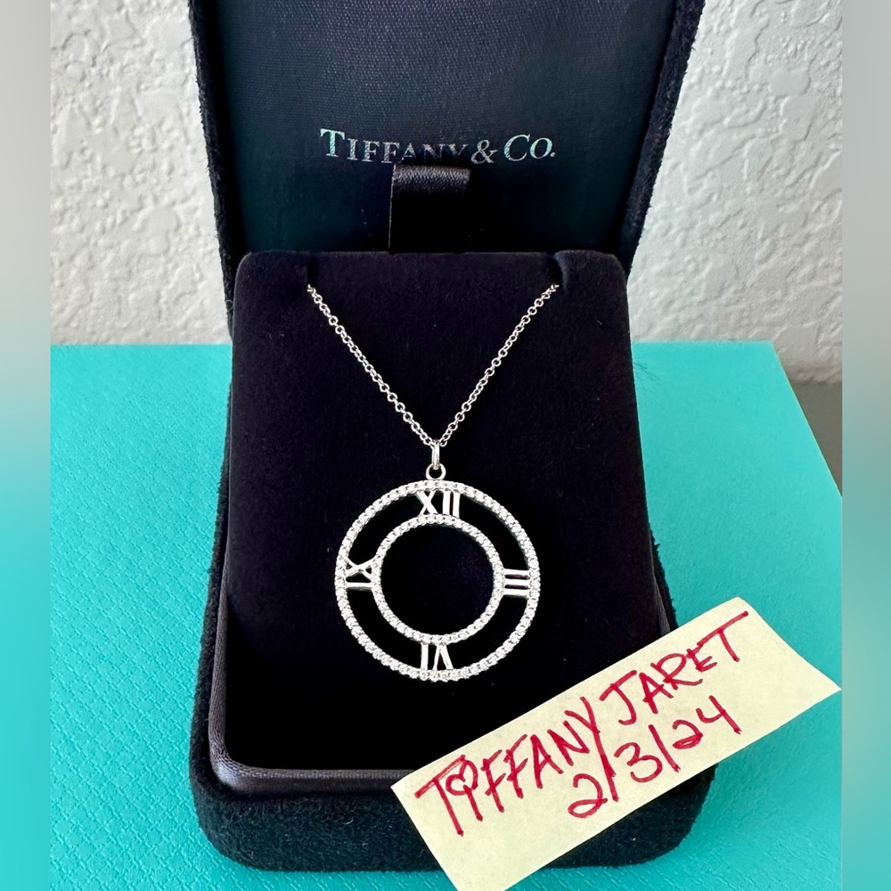 T&Co Open Atlas Diamond Pendant Necklace